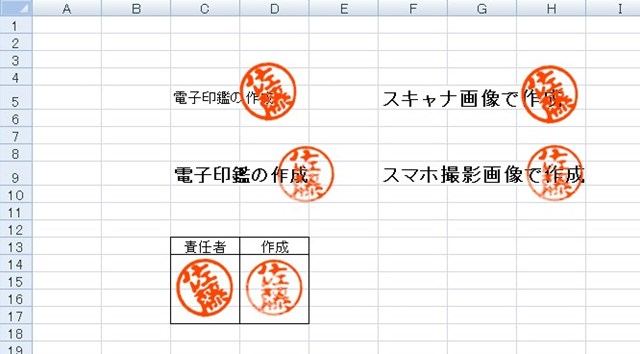 印鑑透過 本物の印鑑から電子印鑑を無料で作る方法 カラバリ